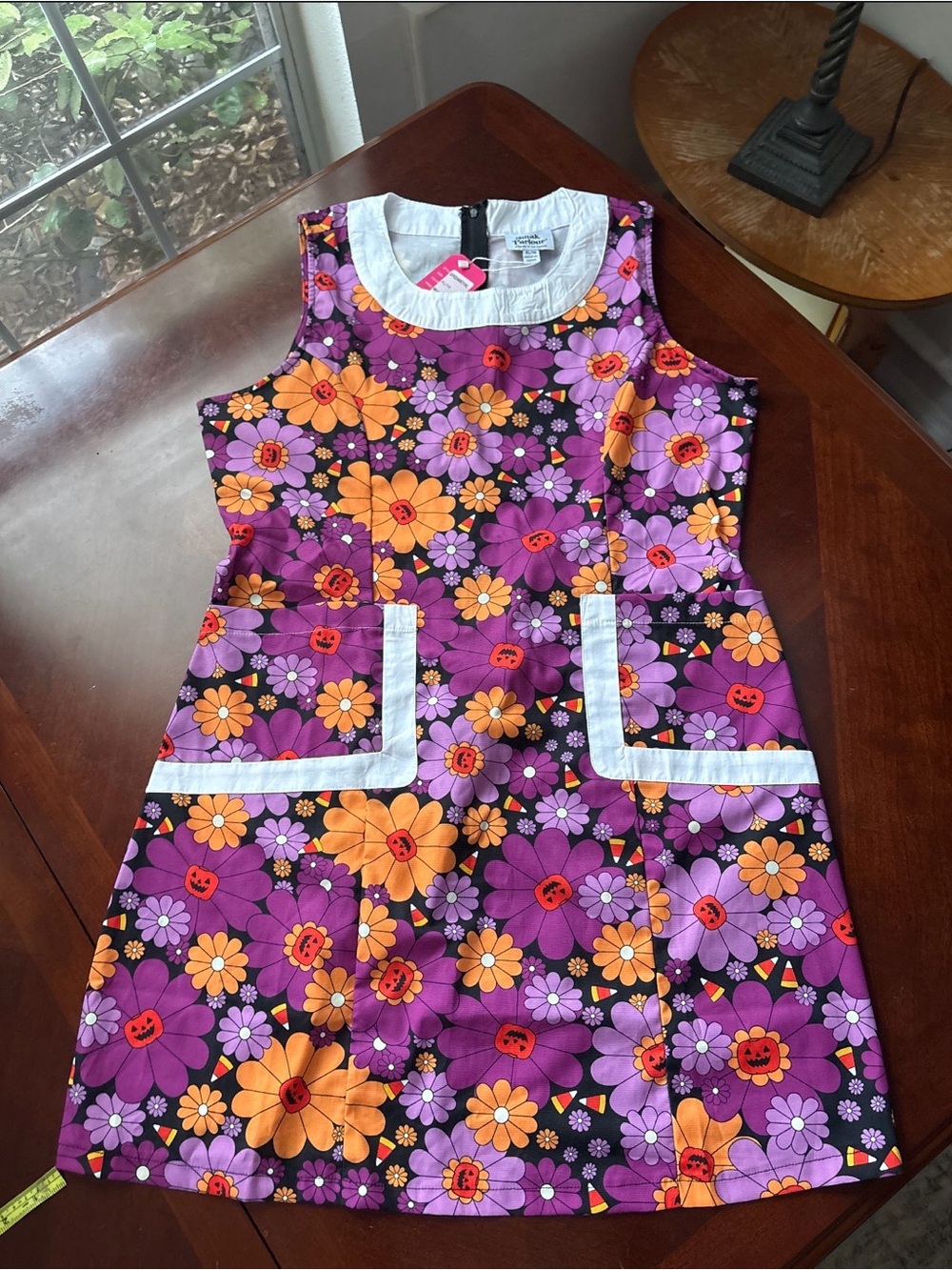 Unique Vintage Smak Parlour Halloween 1960’s style retro dress sz XL